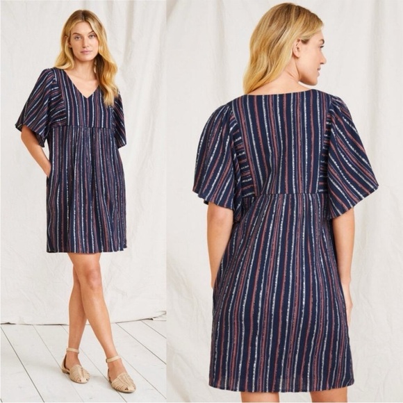 Garnet Hill Lola Shimmering Organic Cotton Dress - Picture 2 of 13